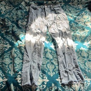 Butterfly blue denim jeans from PacSun size 27